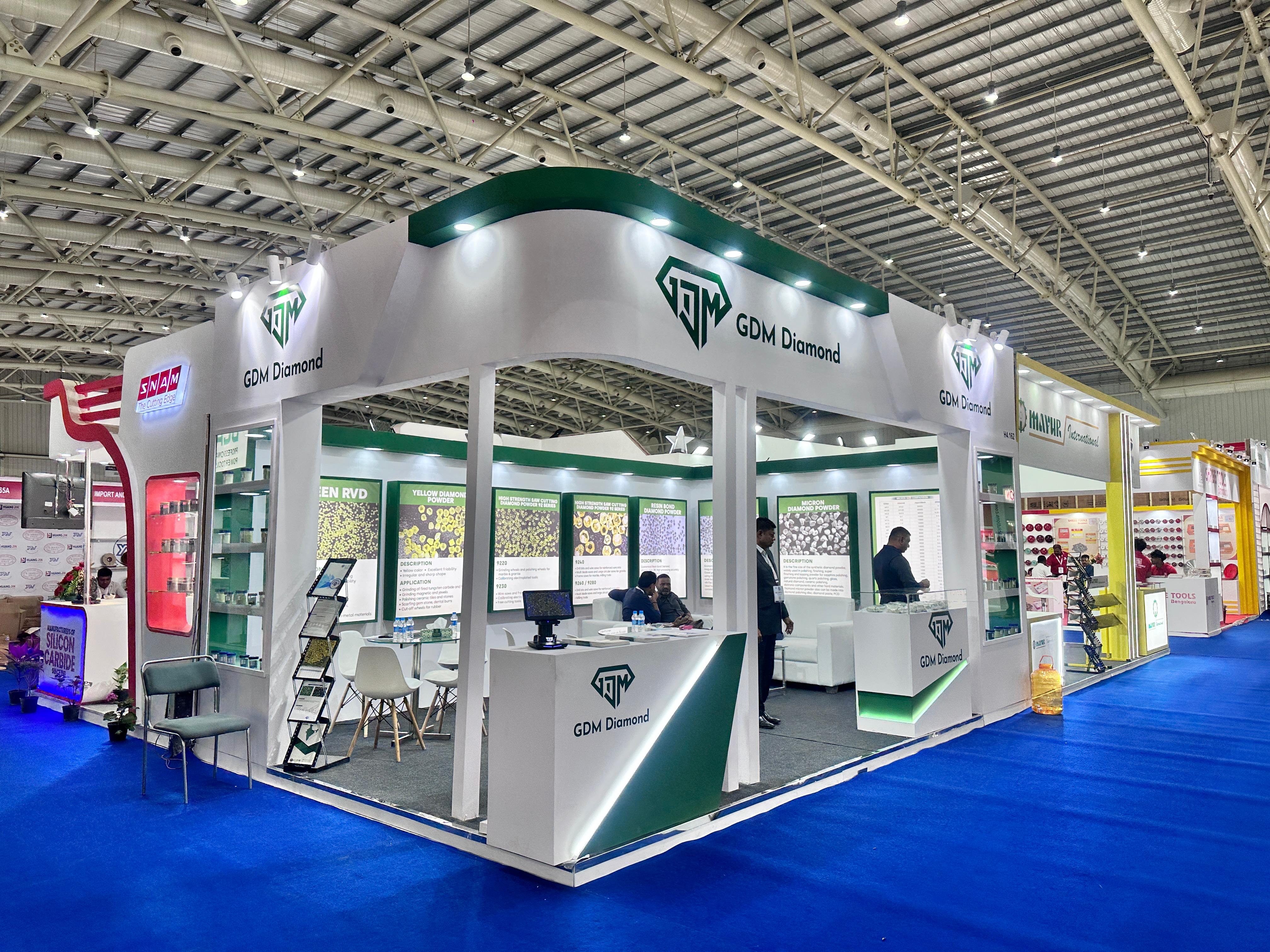 GDM Diamond Stall at Stona Exhibition 2025, Bangalore